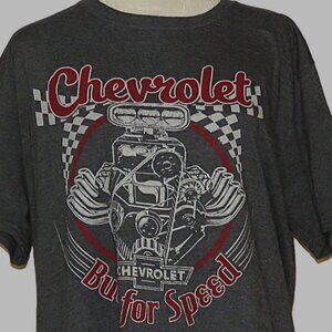 Official GM Men's Chevrolet Built For Speed T-Shirt Size L 42-44 (C260)
